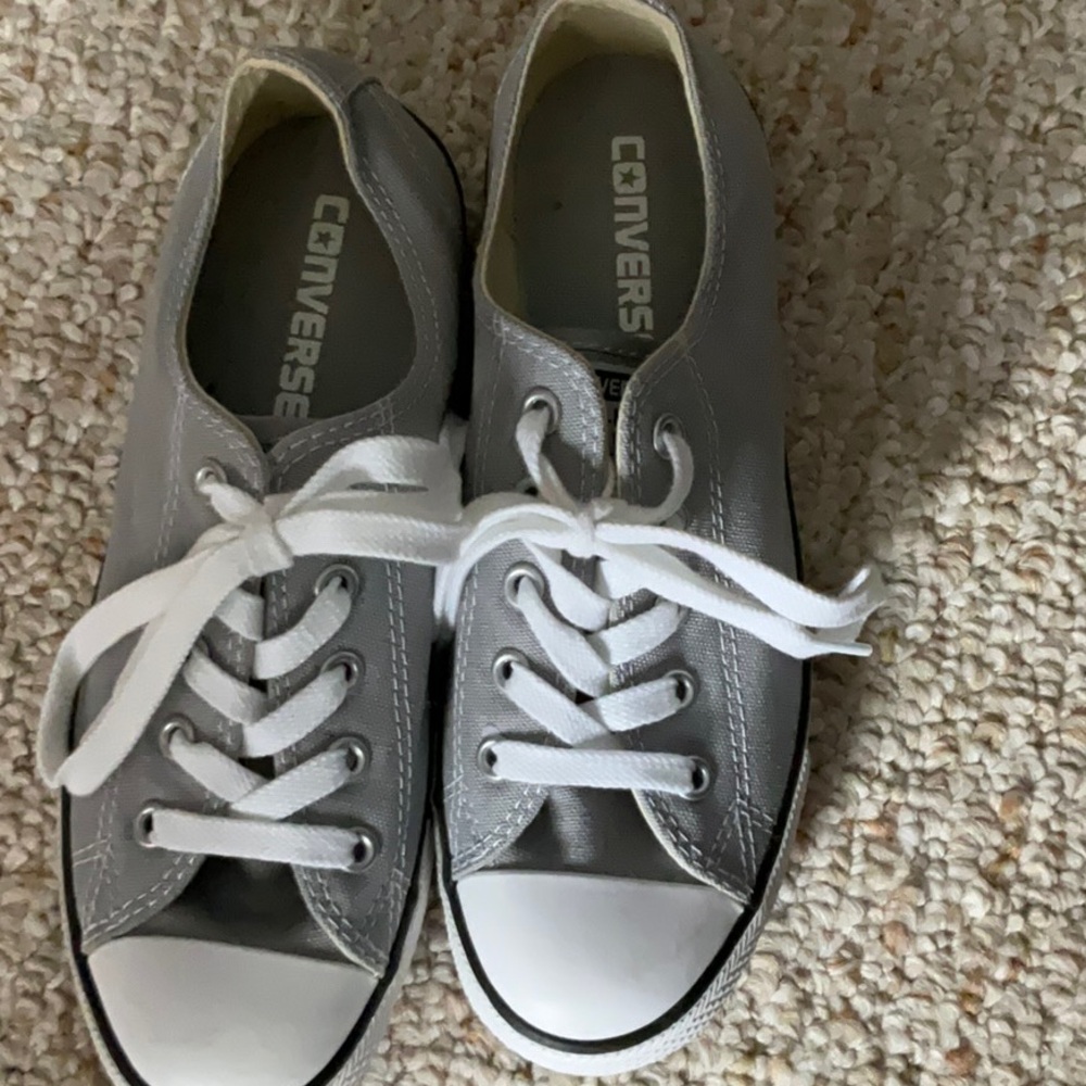 Converse Gray sneakers Sz 6